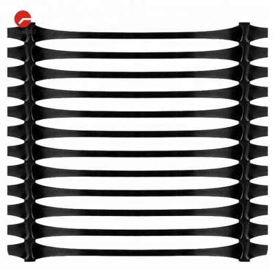 Road Construction UX HDPE Polypropylene Plastic Uniaxial Geogrid