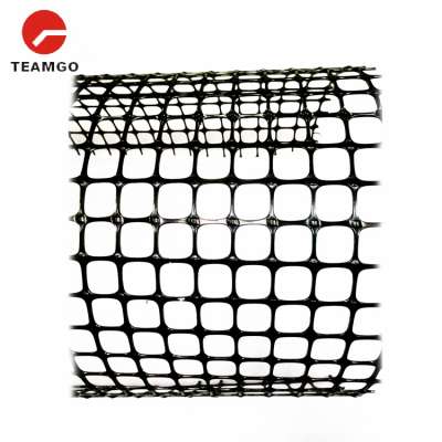 Tensar Biaxial plastic geogrid price for pp plastic raw material and heated driveway TGSG 25-25