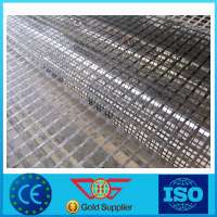 Road Construction Fiber Glass Geogrid