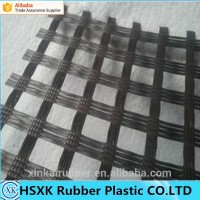 Warp Knitted polyester biaxial geogrid for roadbase reinforcement