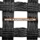 knitting PES PET polyester uniaxial geogrid 100kN